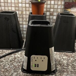 Bed risers Base with  USB AND Power Outlet